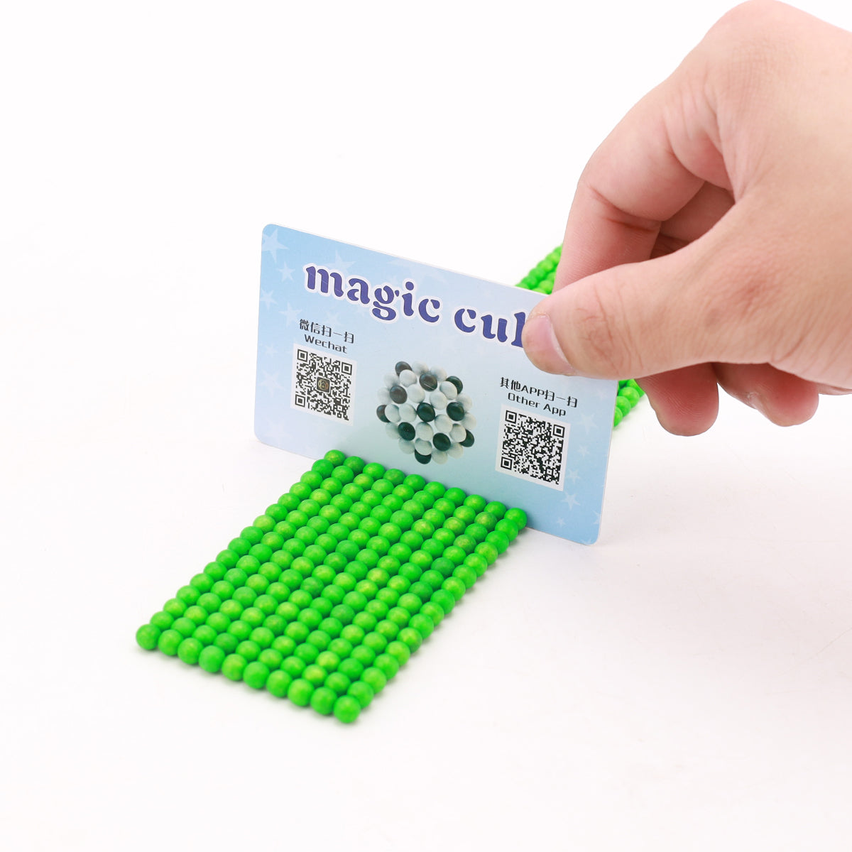 Magnetic ball with light 216 pcs! Magnets Office Building Desk Toy for Stress Relief, Adults Magnet-Beads Putty Toy Slime 18+ Only